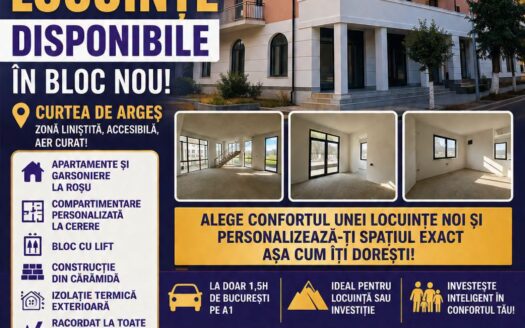 PENTHOUSE de vanzare in Curtea de Arges